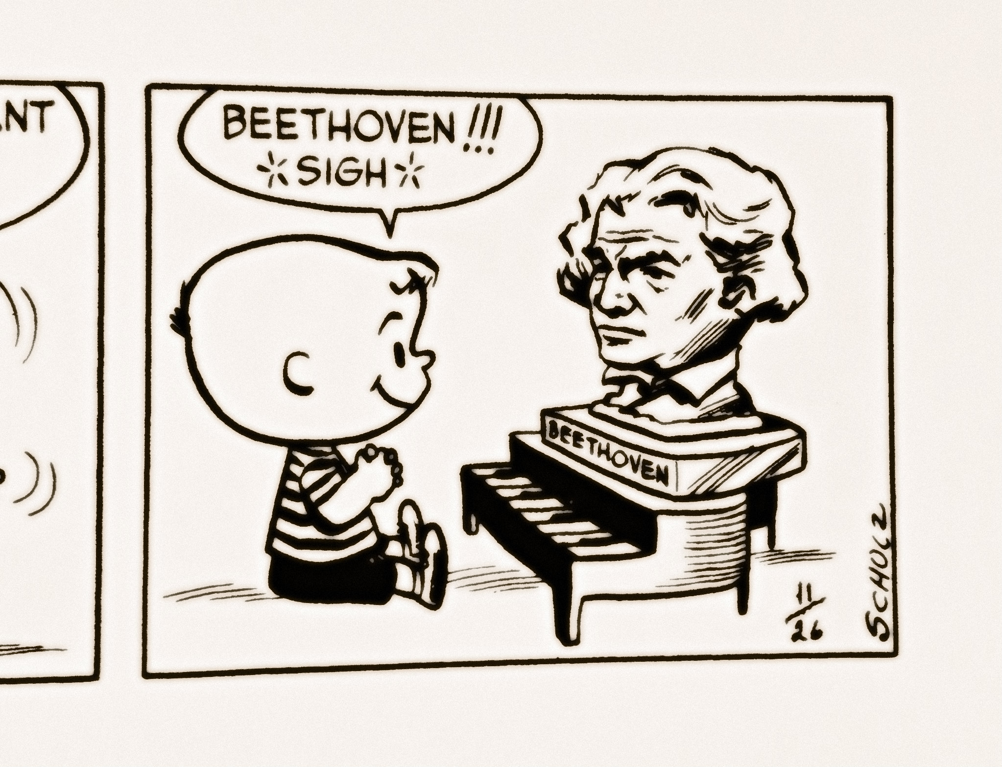 Photo: Peanuts Beethoven bust