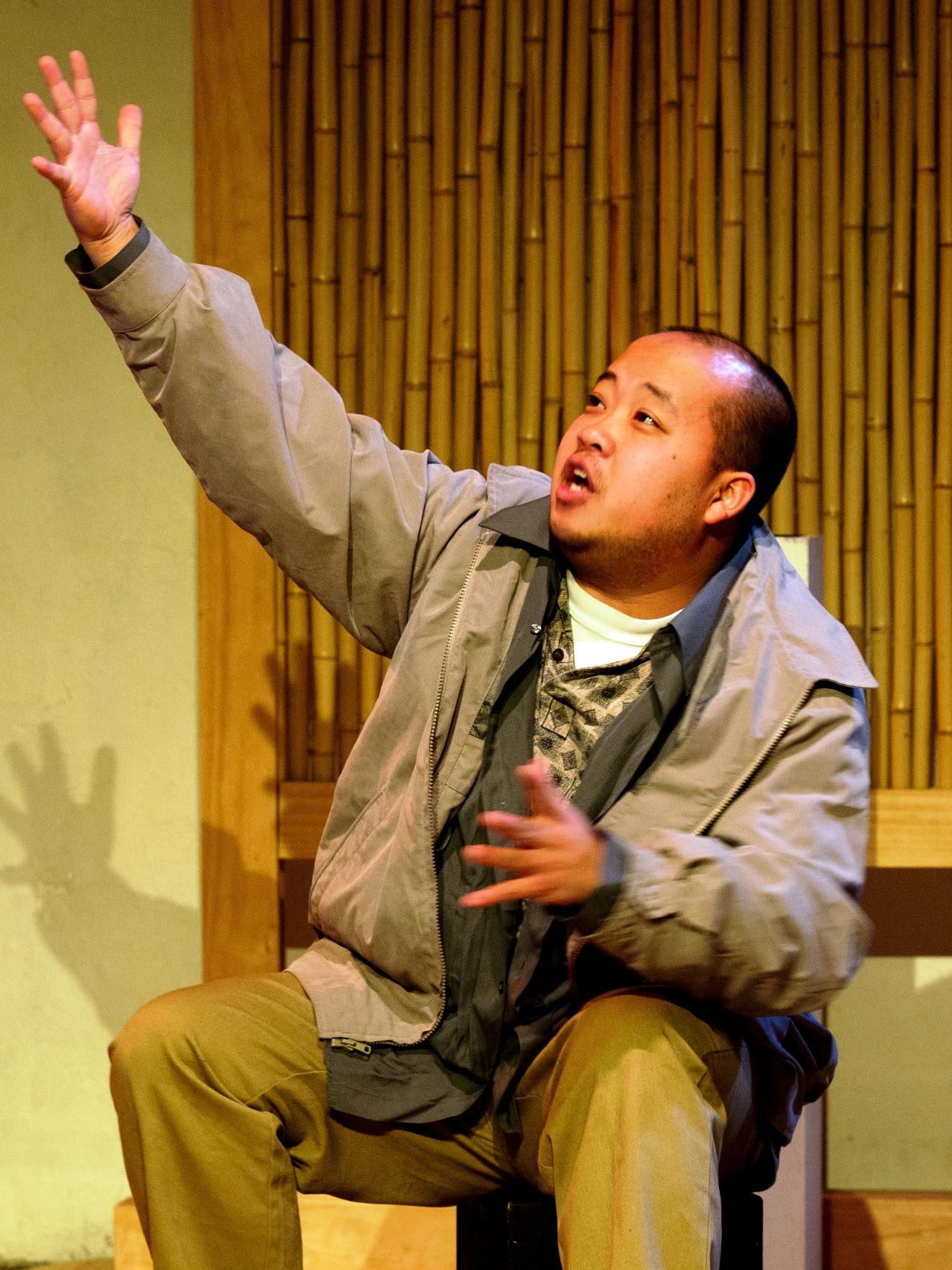 Photo: Peter Trinh in Theatre Esprit Asia&#039;s Coming to America