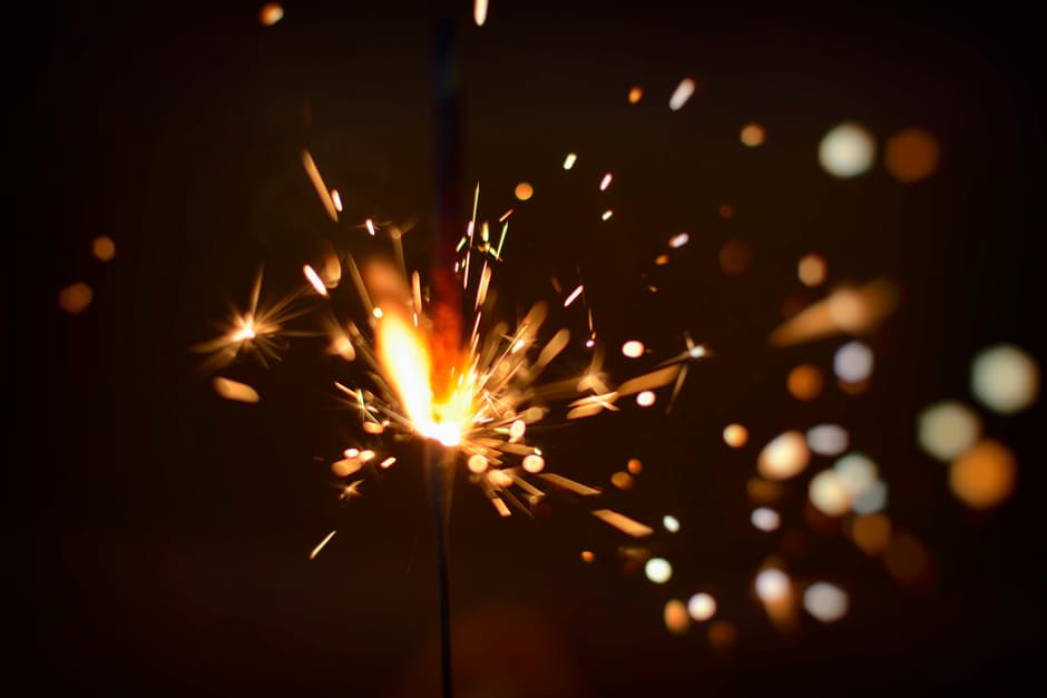 Sparkler Stock Photo (no attribution required)