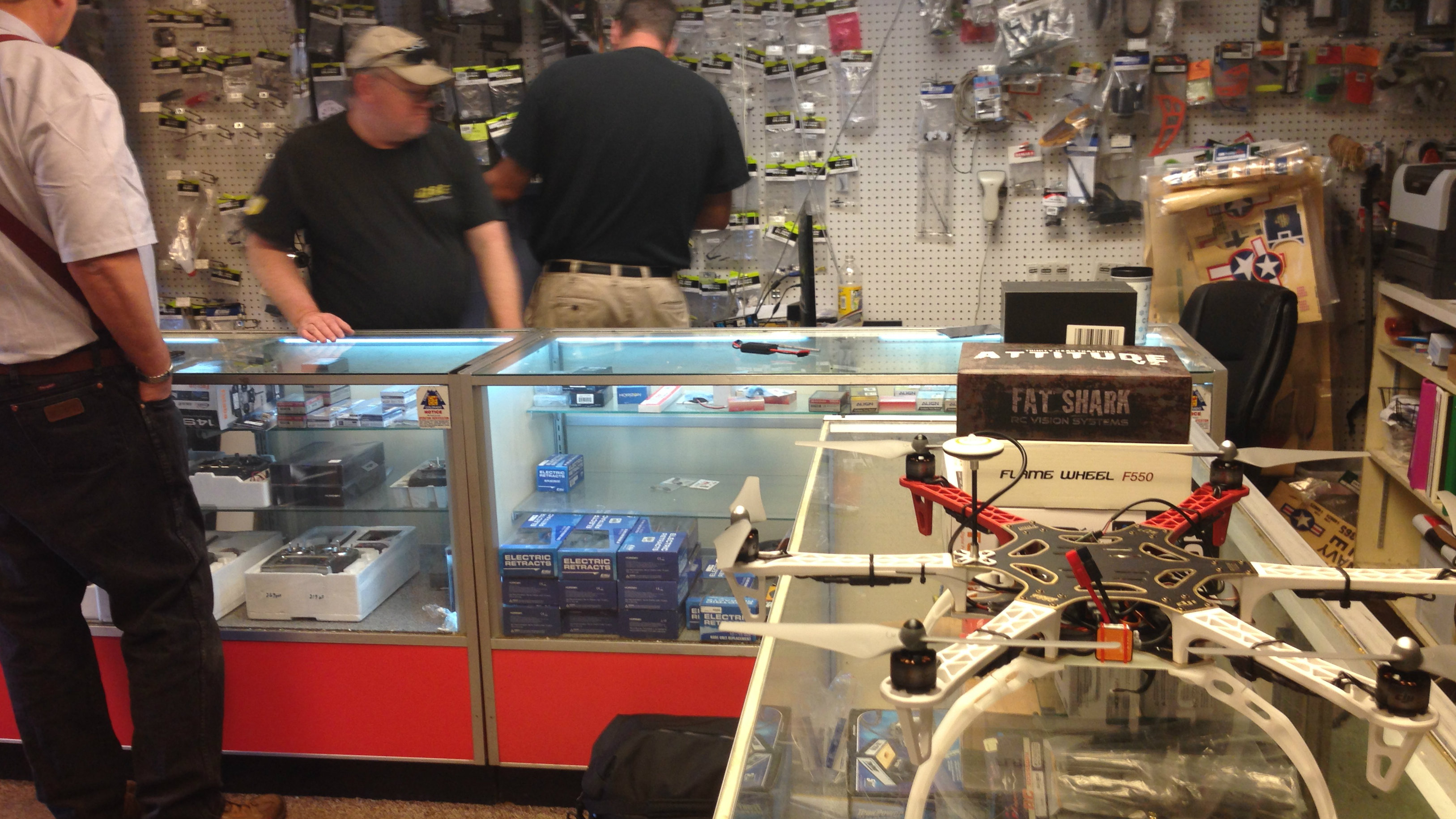 Photo: Action Hobbies RC Aircraft Center sells drones