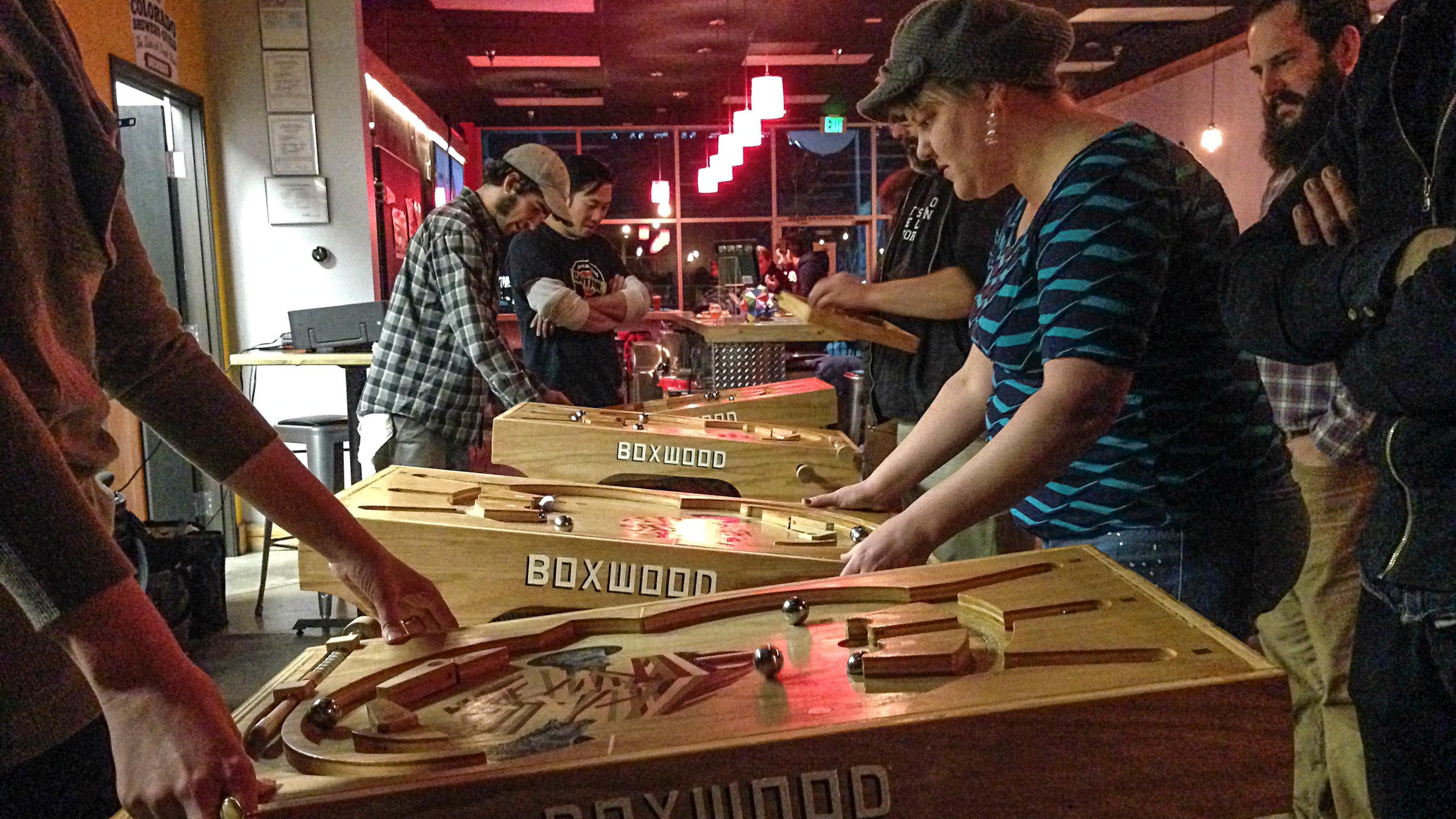 Photo: Boxwood Pinball Tournament at Caution: Brewing in Lakewood