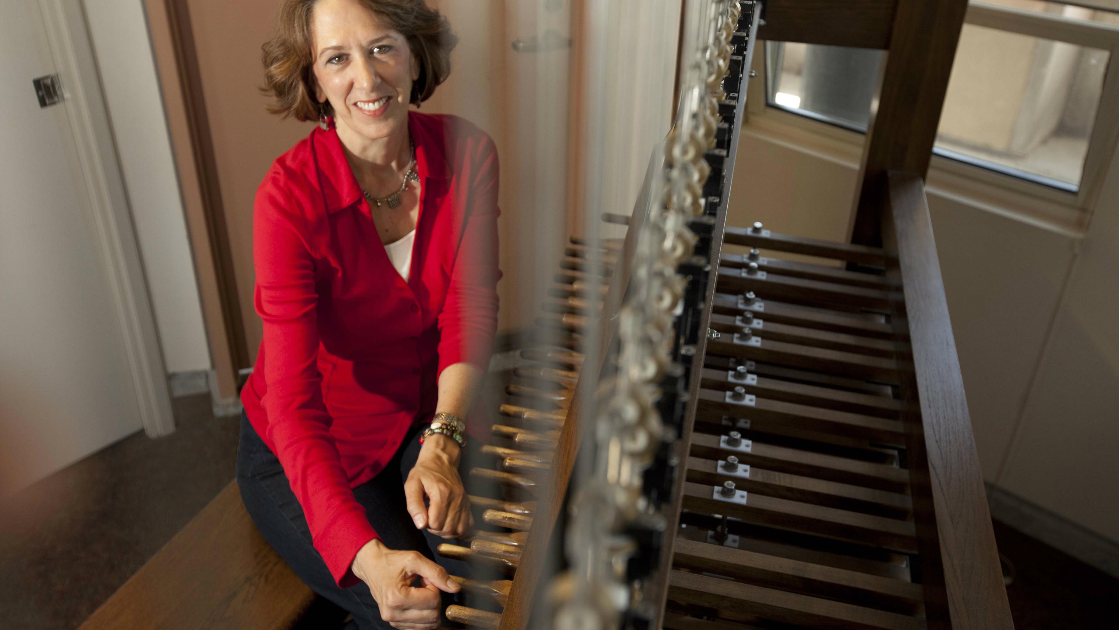 Photo: DU instructor and carillon player Carol Jickling Lens