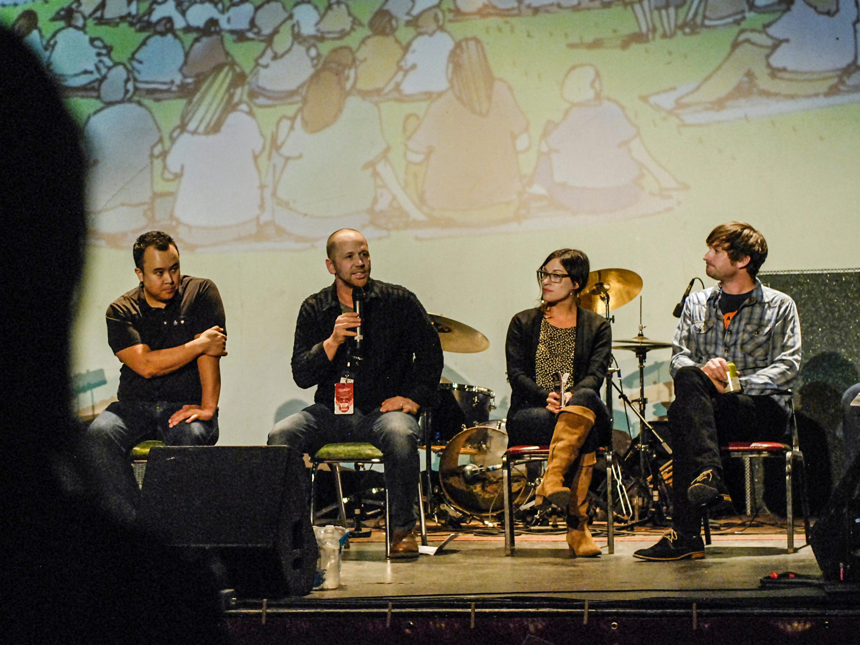 Photo: Levitt Pavilion panel at the Oriental Theater