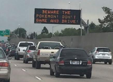 Photo: Pokemon CDOT sign