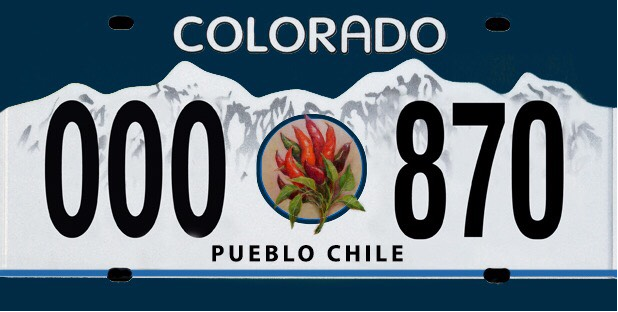 Photo: Pueblo Chile License Plate