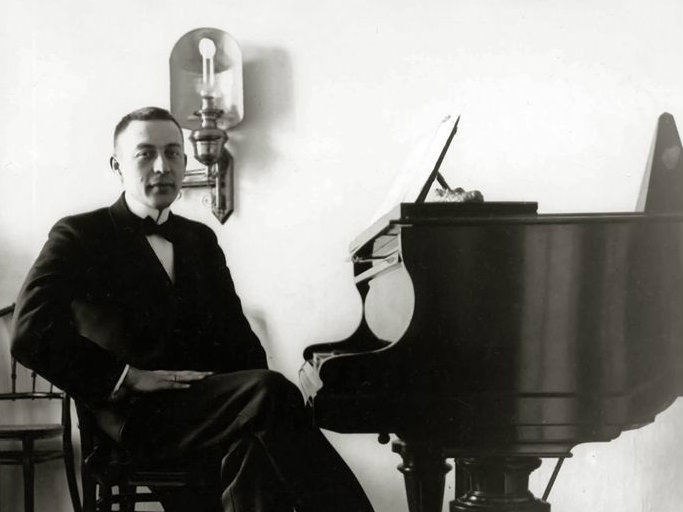 Image: Young Rachmaninoff at piano