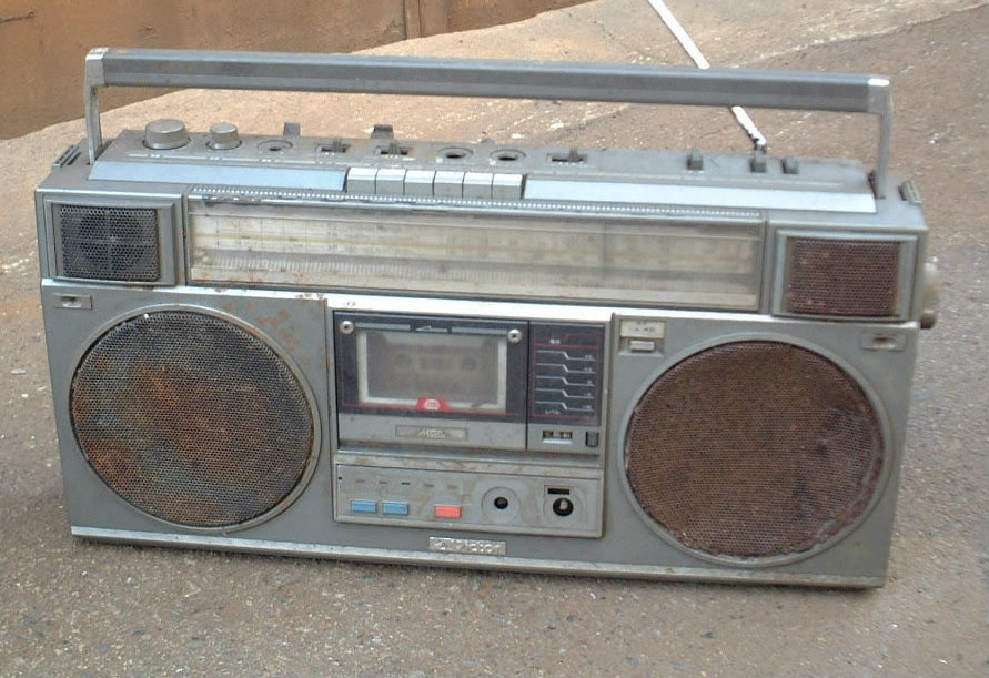 Photo: Radio cassette player
