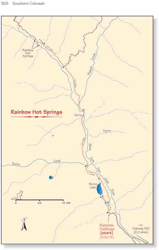 Photo: Rainbow Hot Springs Map