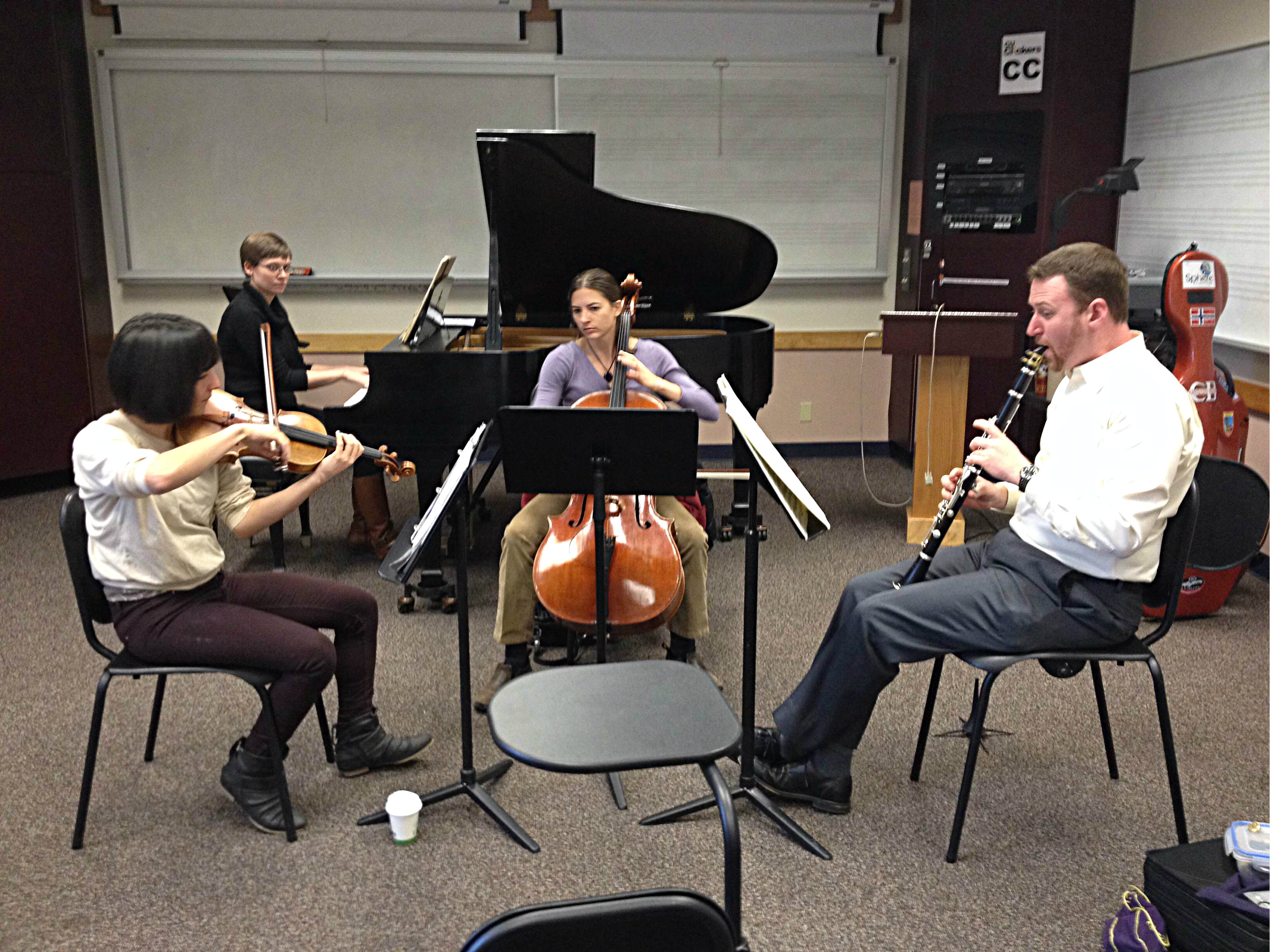 Photo: Rehearsing Messiaen&#039;s