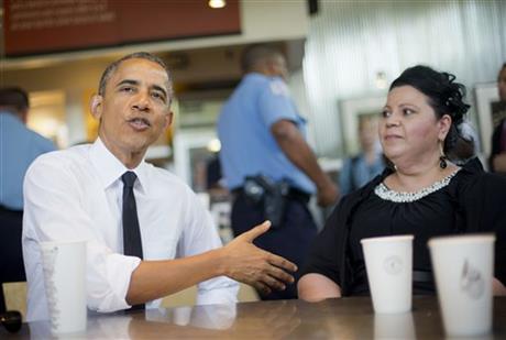 Photo Shelby Ramirez Martinez with President Obama