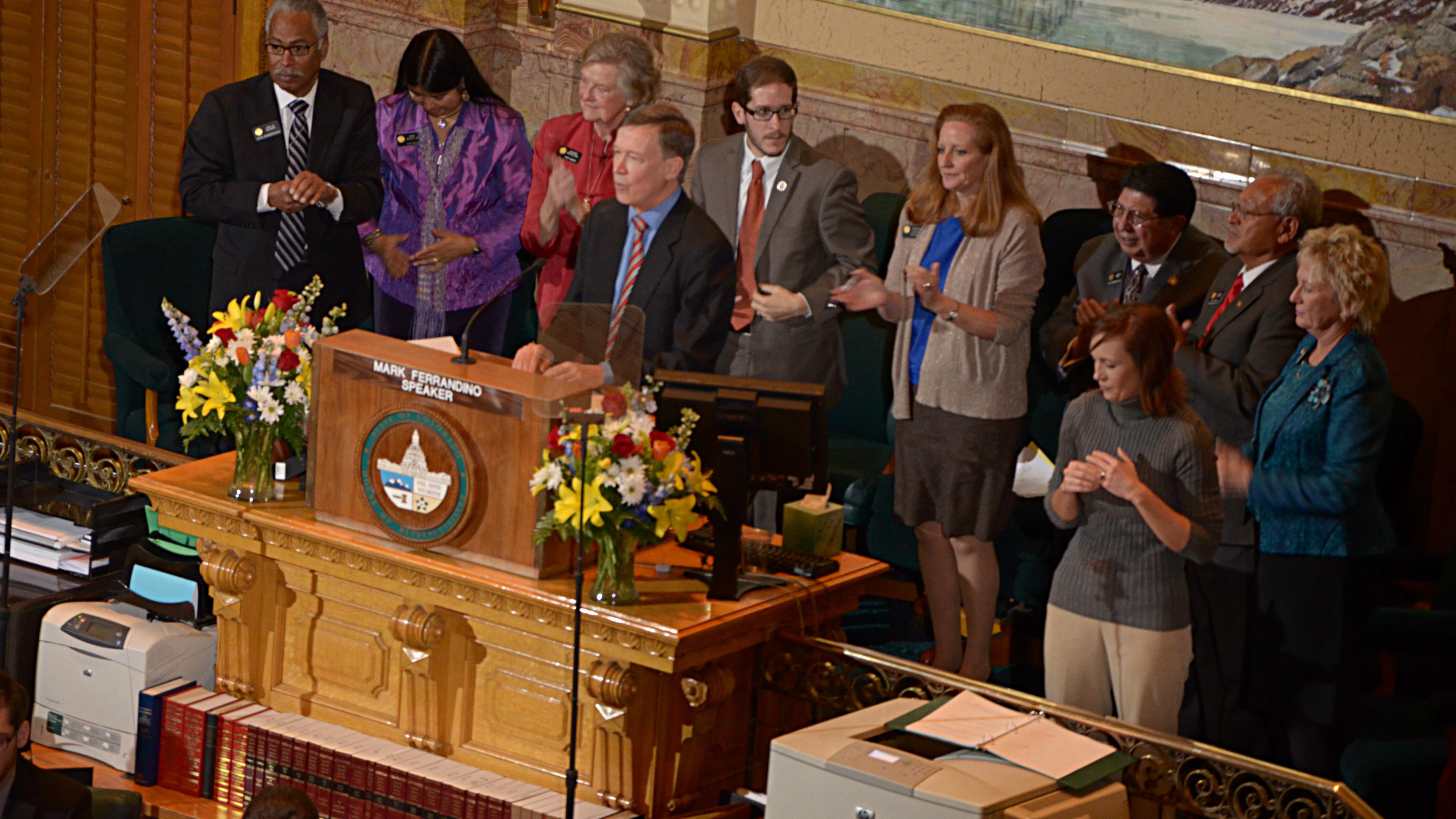 Photo: Hickenlooper SOTS 2014