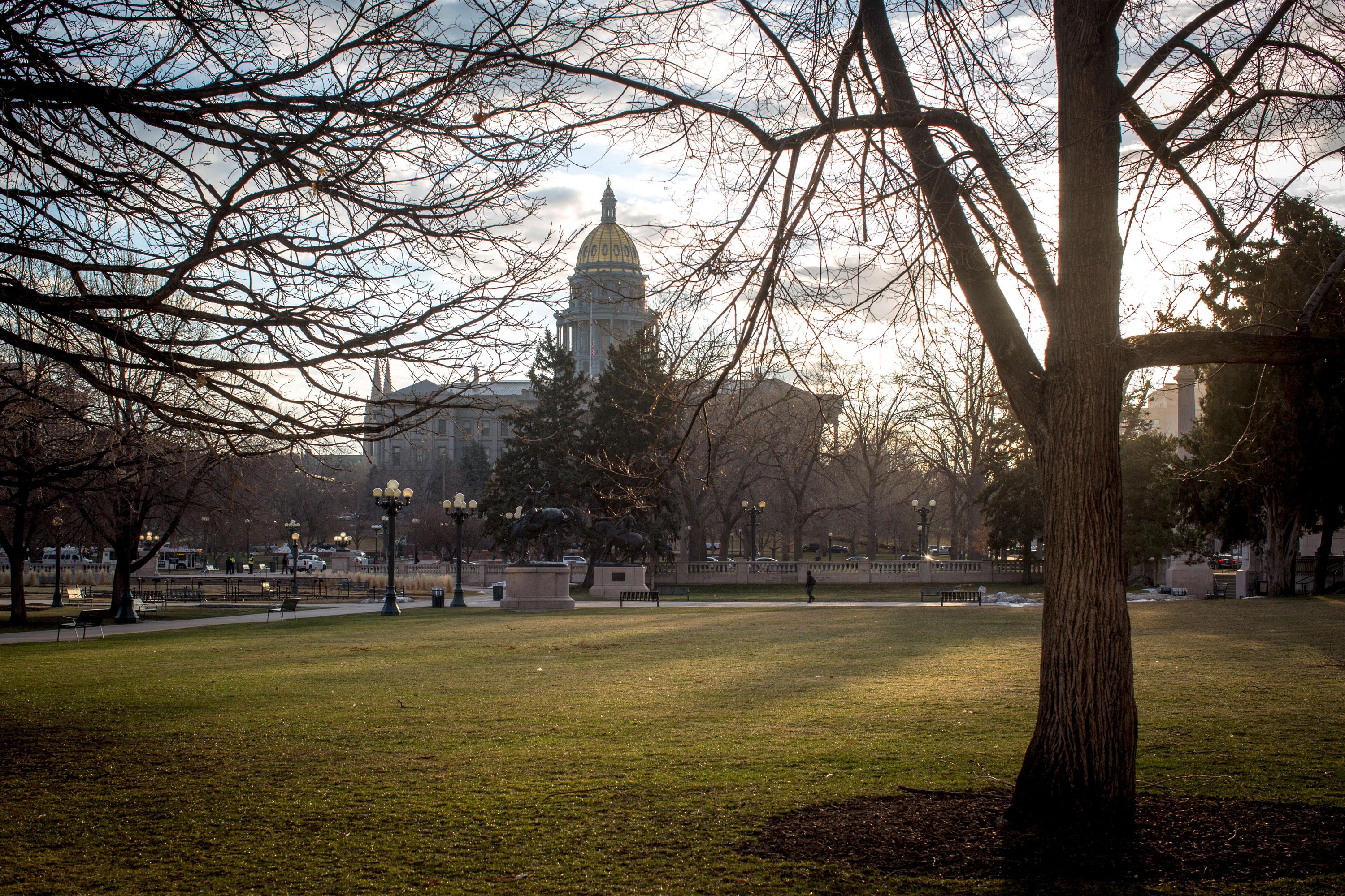 Photo: Civic Center Park State Capitol Statehouse Winter HV 20190319