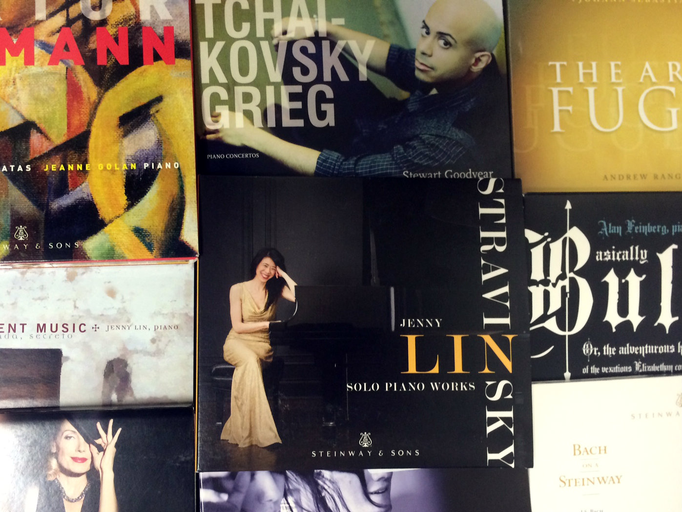 Photo: Steinway label CD covers