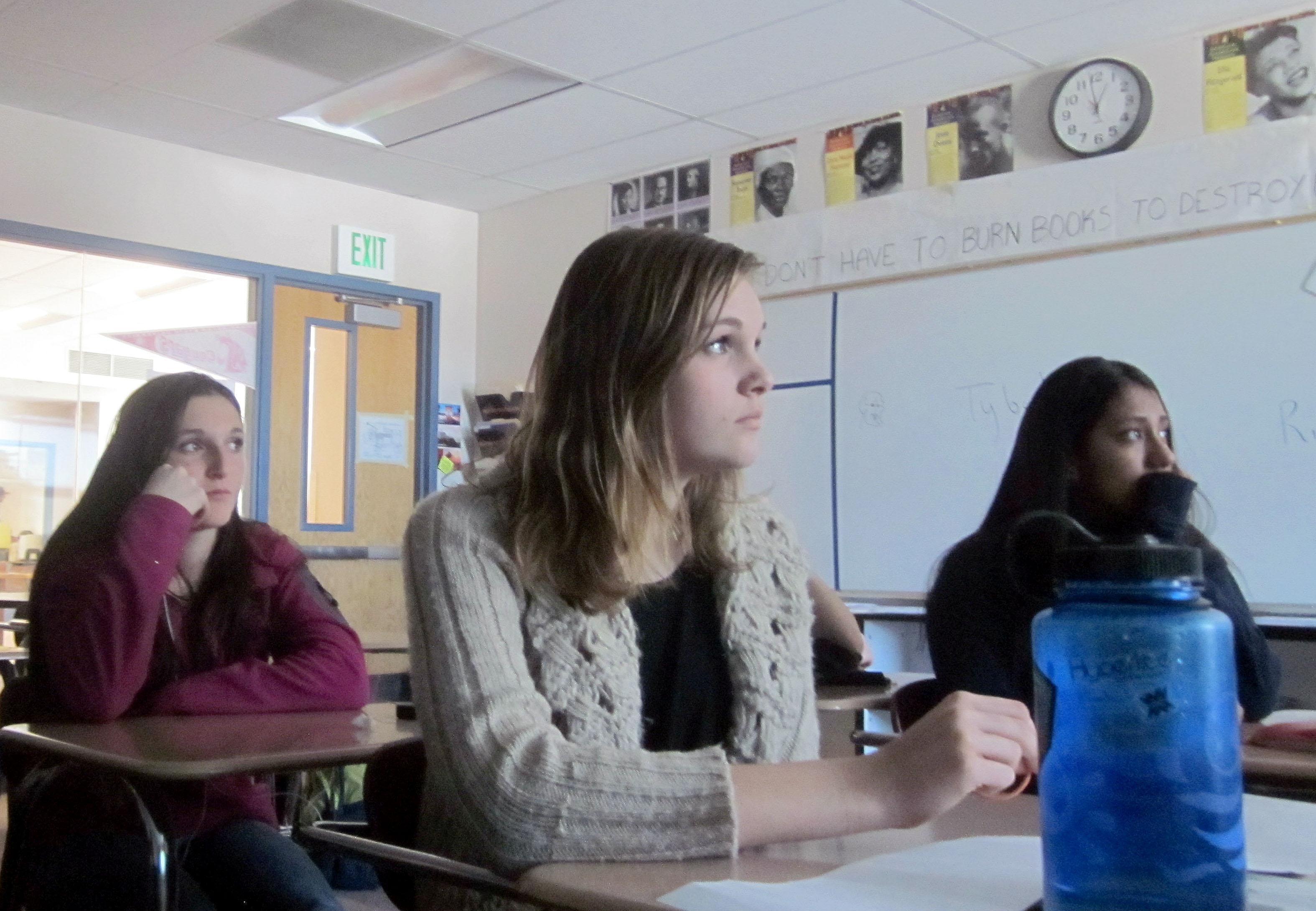 Photo: Steamboat Springs students in class, PARCC