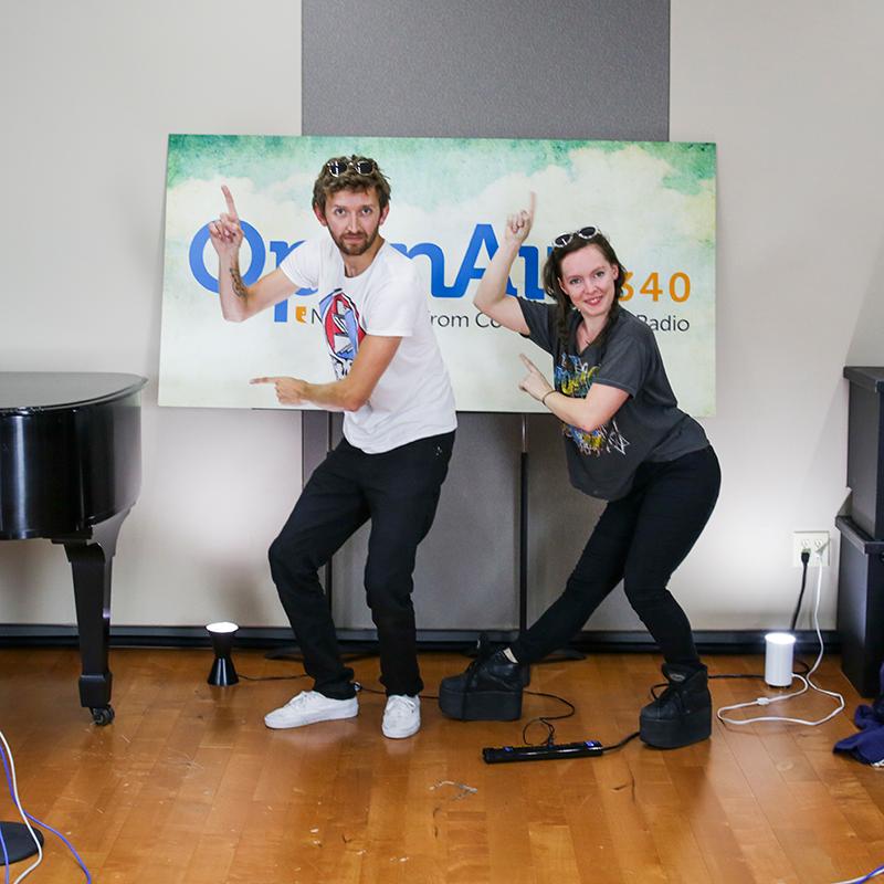 photo: Sylvan Esso at OpenAir