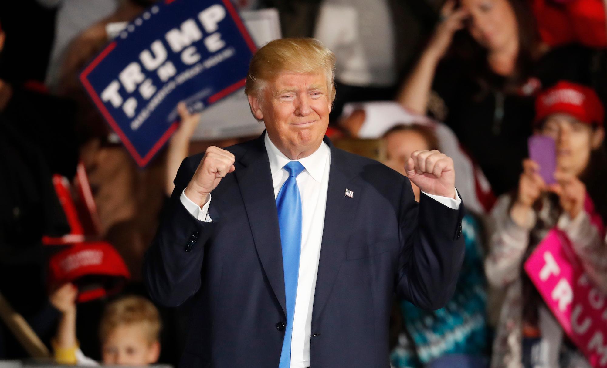 Photo: Donald Trump Denver 11-6-2016 (AP)