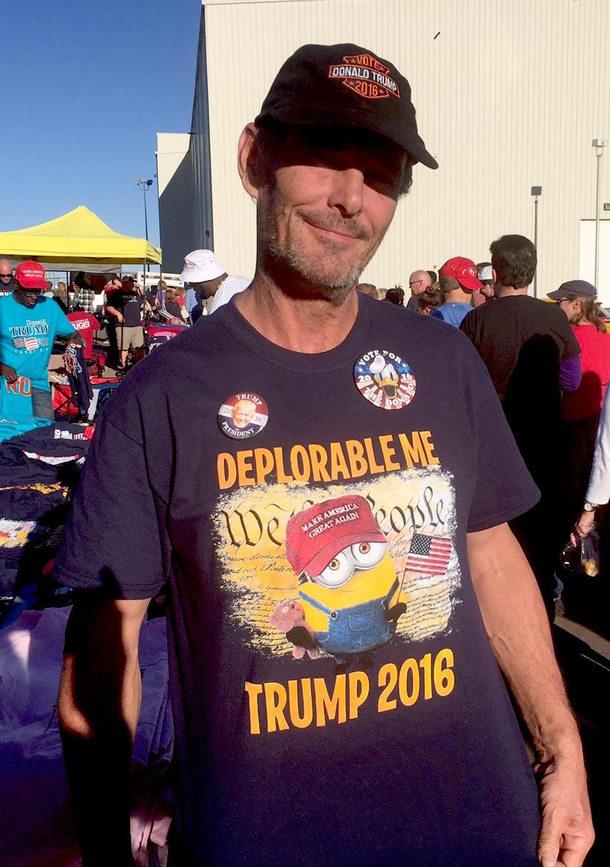Photo: Deplorable T Shirt At Trump Rally In Colorado Sprins