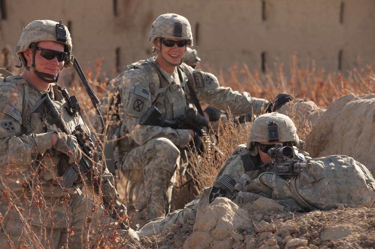 PHOTO: Stories From Wartime, Nate Pryor on patrol in Kandahar.