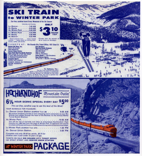 Photo: Vintage Ski Train 1