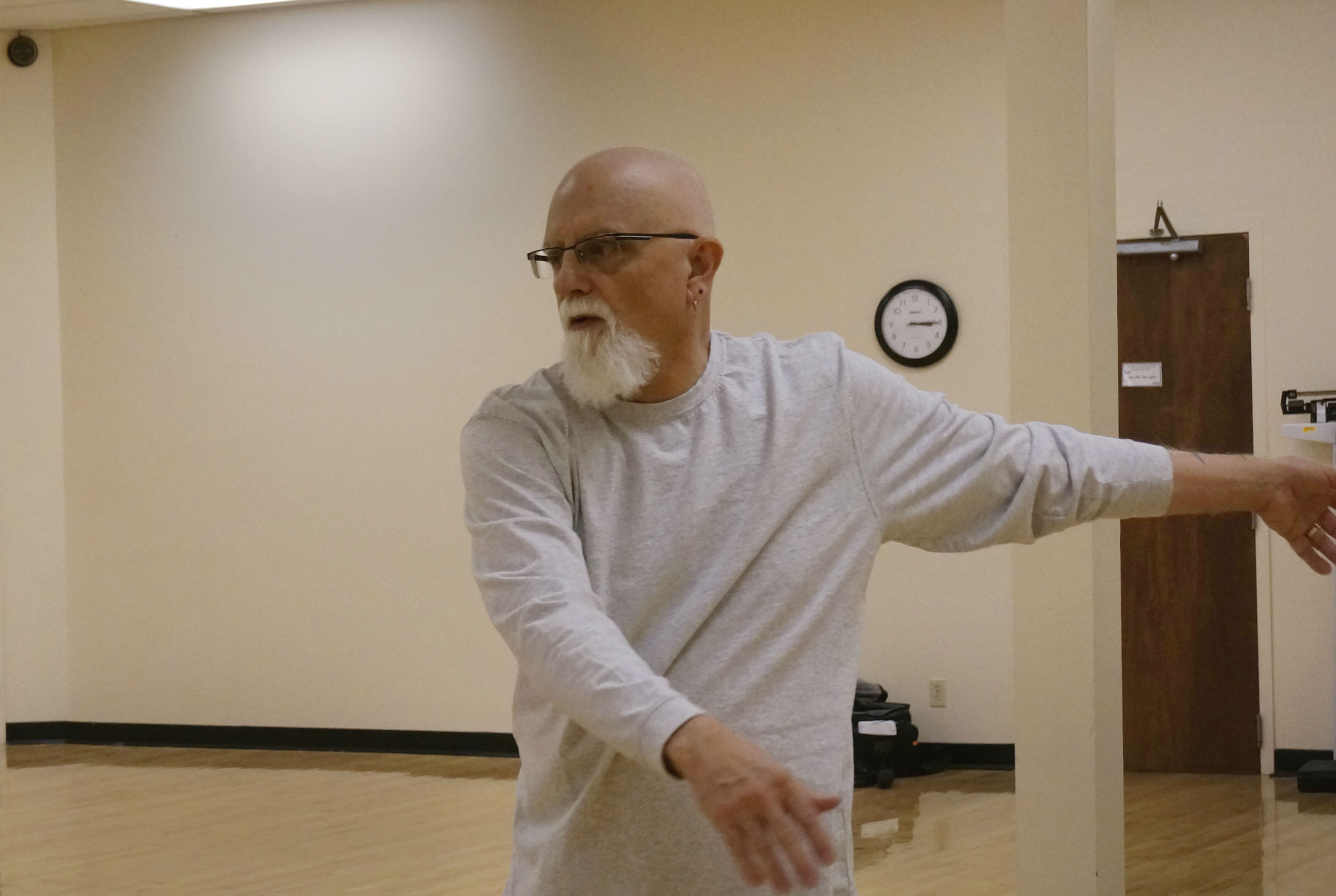 Photo: Parkinson&#039;s artist Wayne Gilbert, Reconnect with Your Body dance class