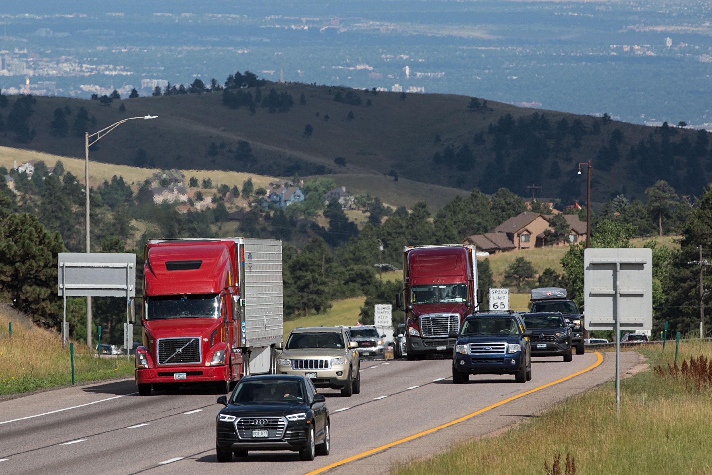 Interstate 70 Traffic Mt. Vernon Canyon