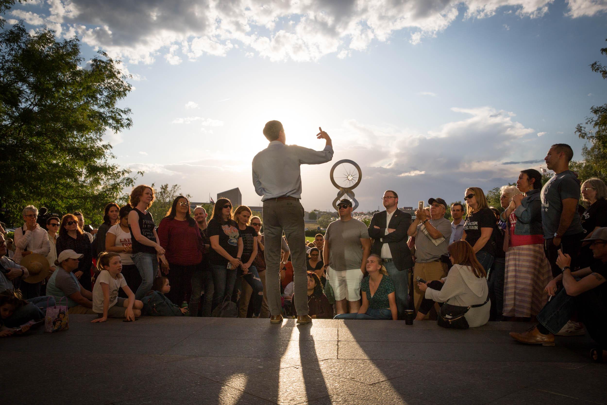 Beto O'Rourke in Aurora