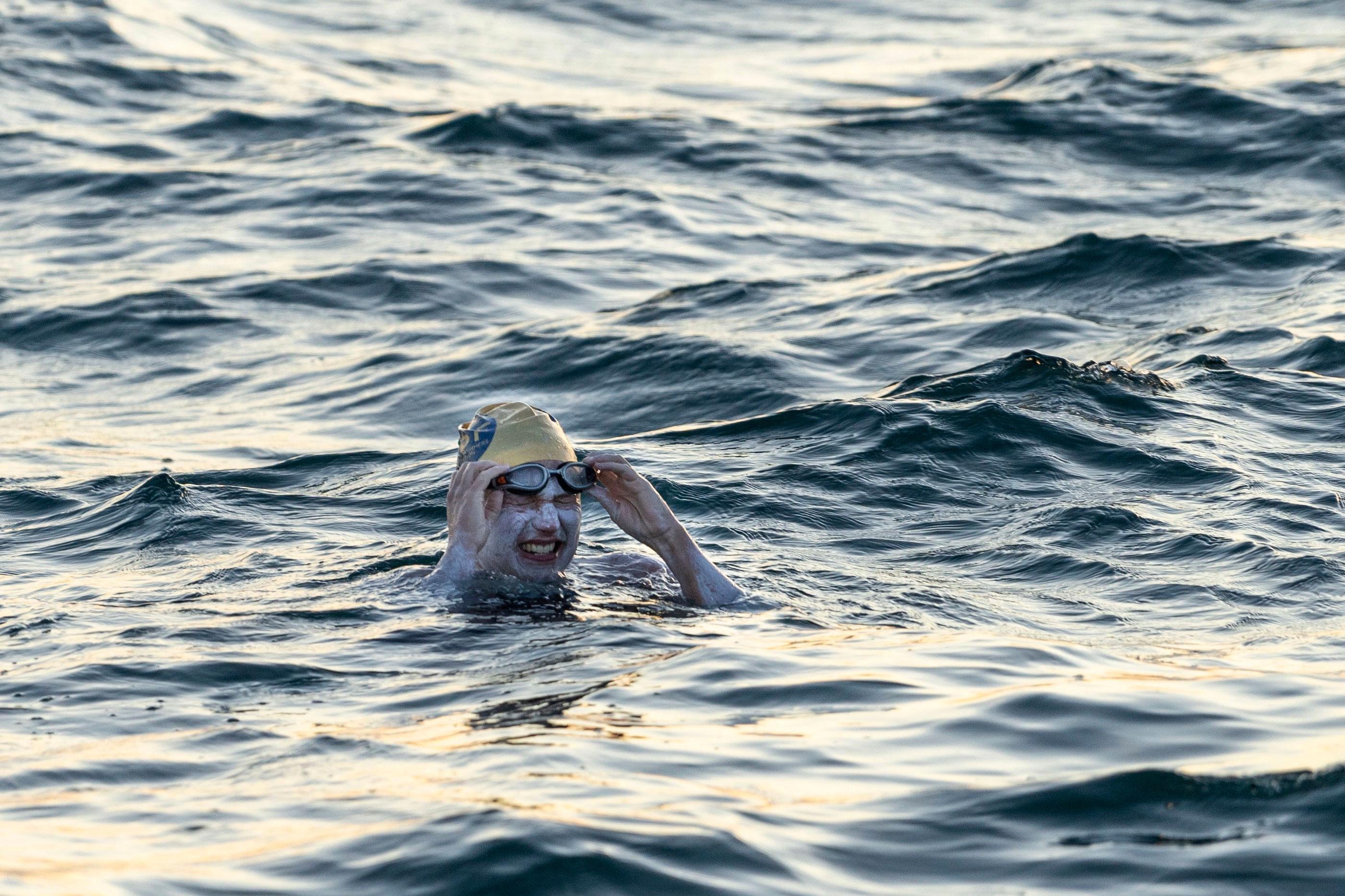 Britain Channel Swimmer