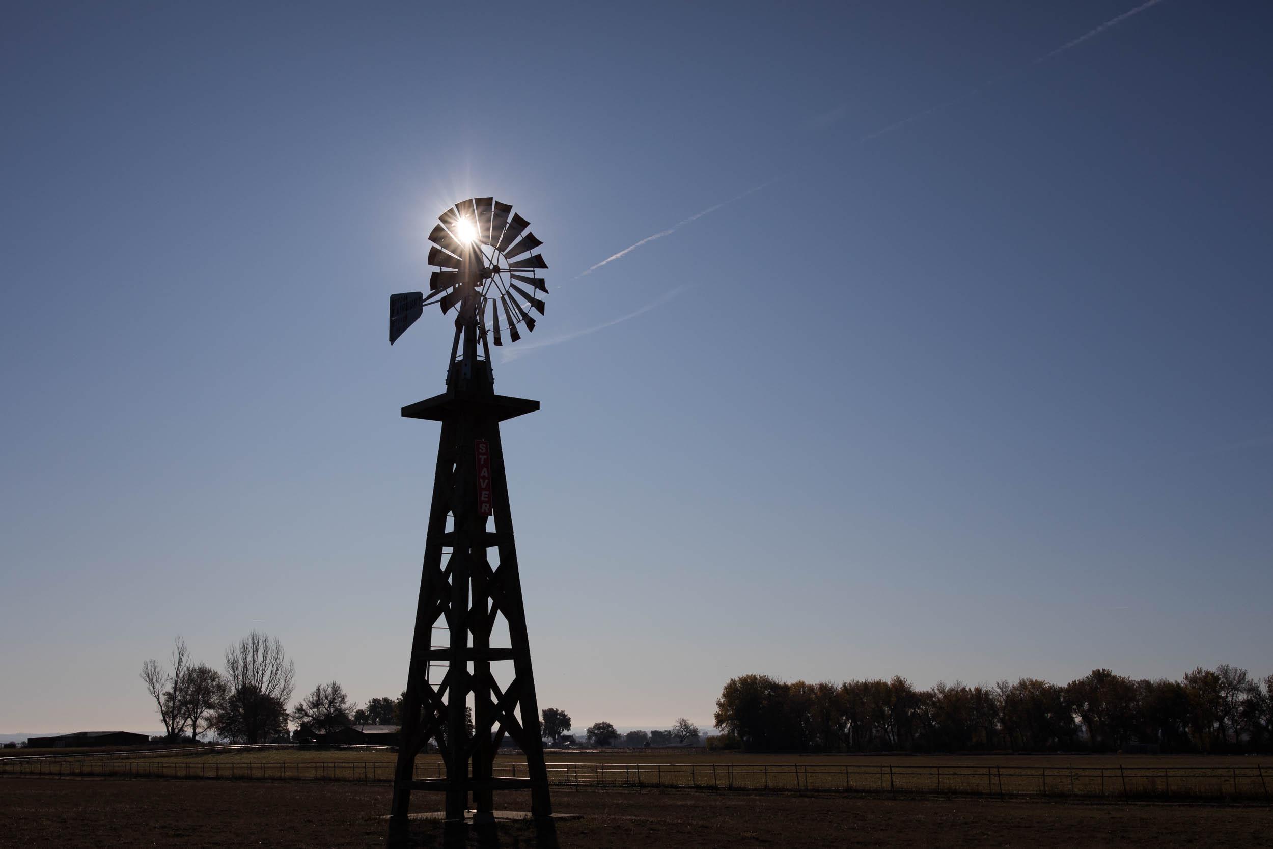 Classic Western Windmill Weld County