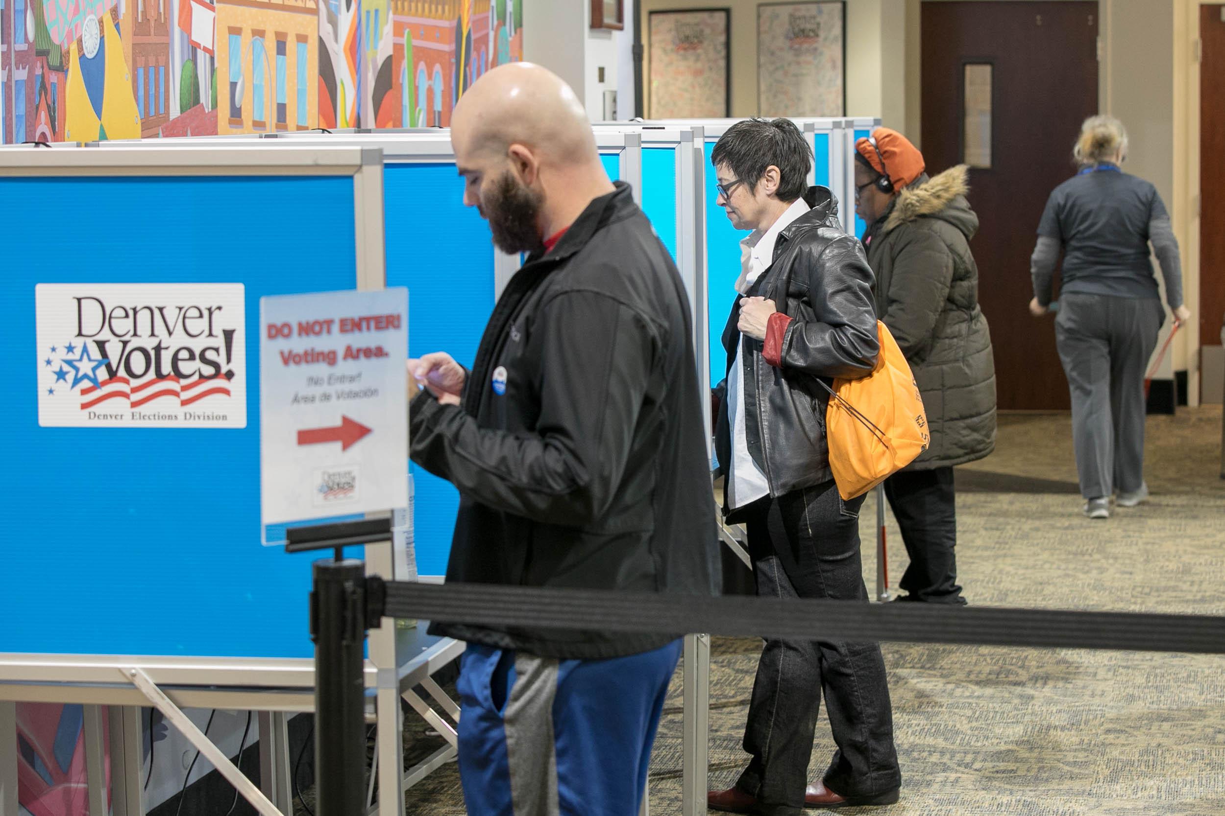 191105 ELECTION DAY PM VOTING DENVER