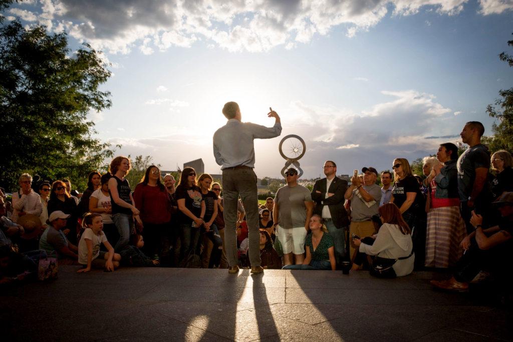 Beto O'Roarke in Aurora