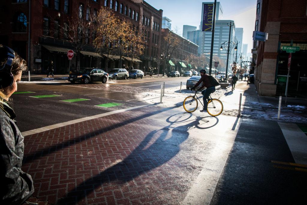 Denver Street Scenes Bikes Scooters