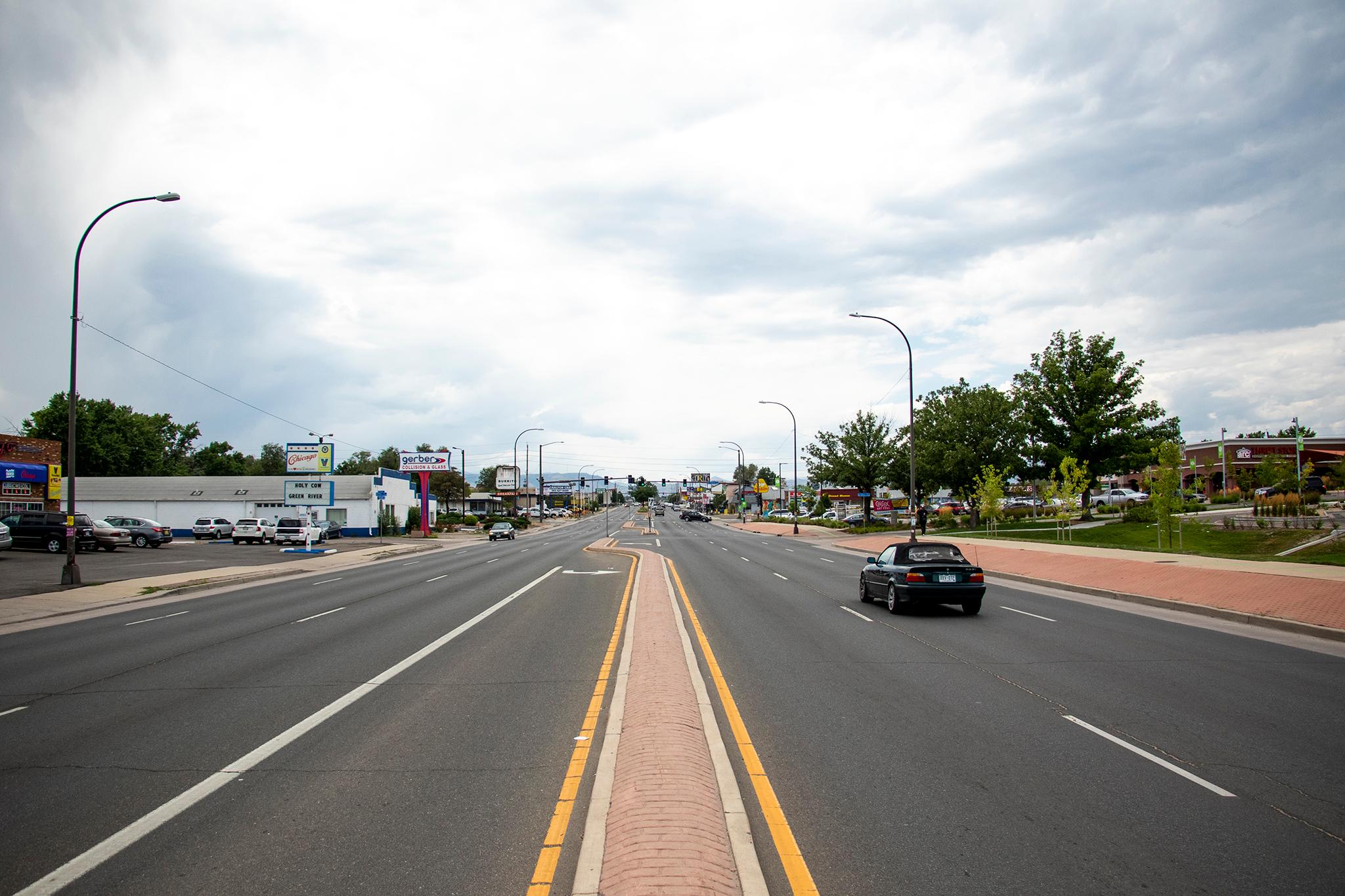 West Colfax Avenue, Lakewood, Aug. 7, 2019. (Kevin J. Beaty/Denverite)