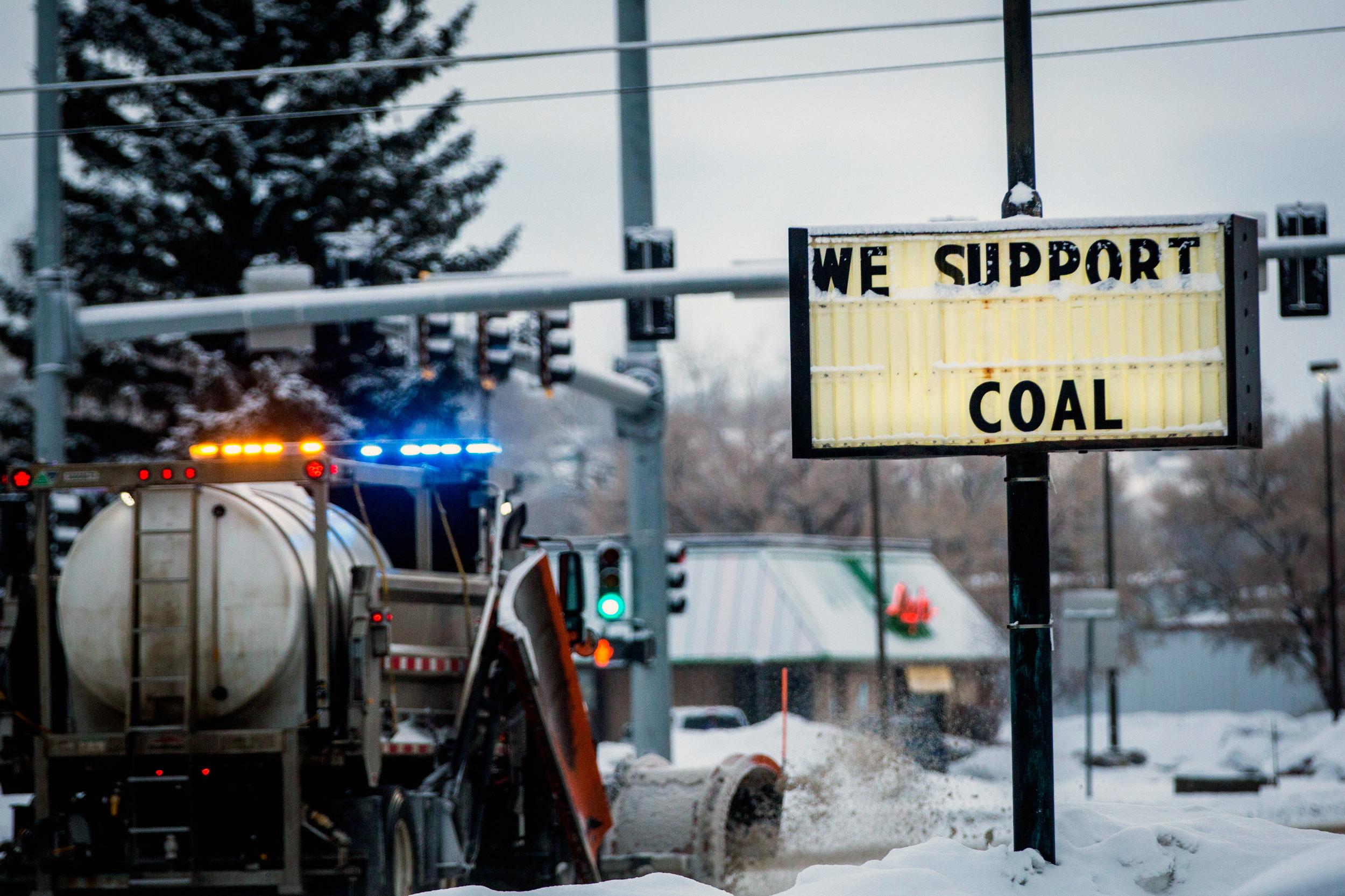 Coal Support Sign Craig