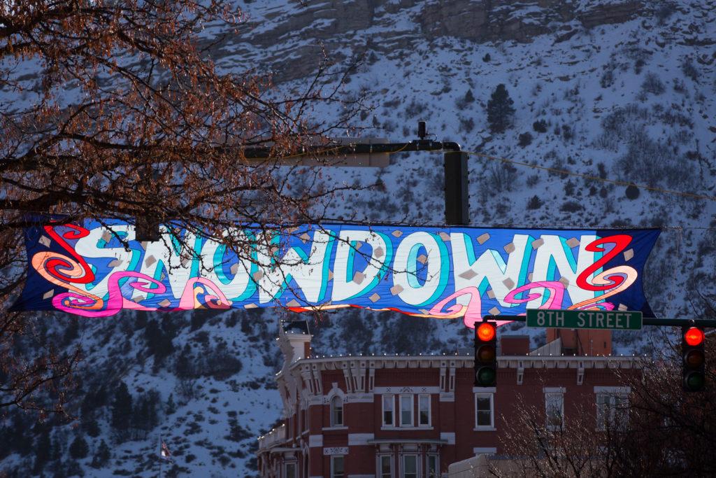 Durango Snowdown Sign