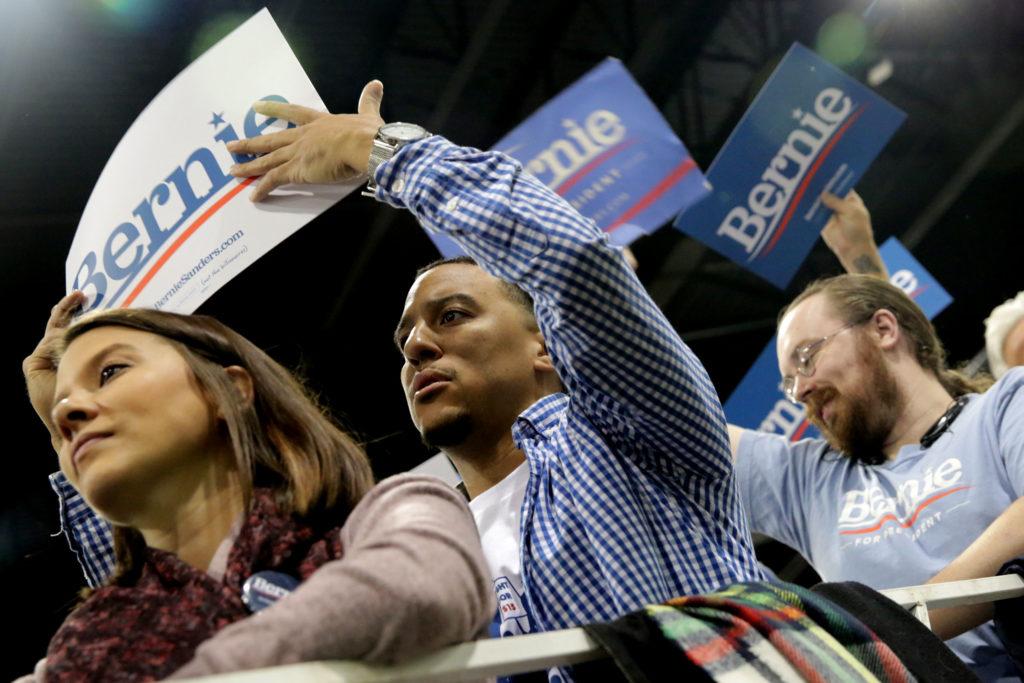 Bernie Sanders Campaigns In Denver