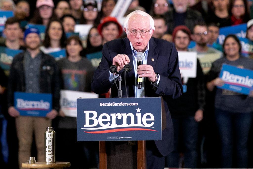 Bernie Sanders Campaigns In Denver