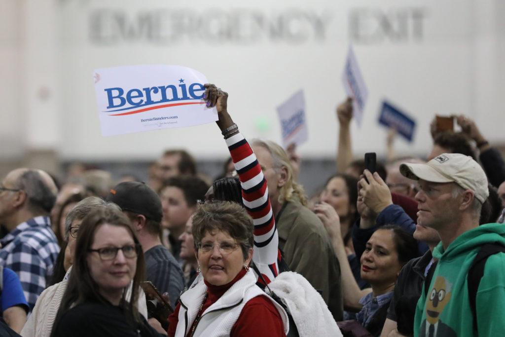 Sanders Campaigns In Denver