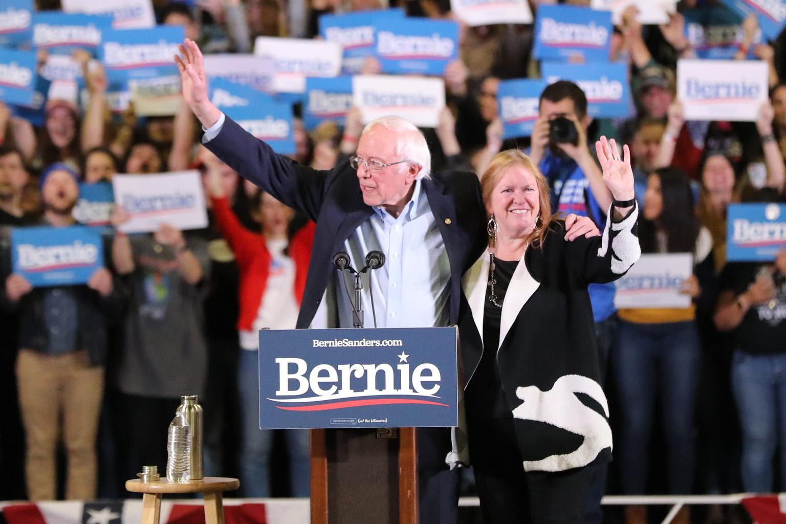 Sanders Campaigns In Denver