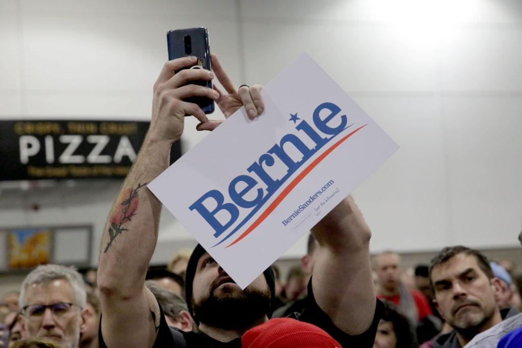 Sanders Campaigns In Denver