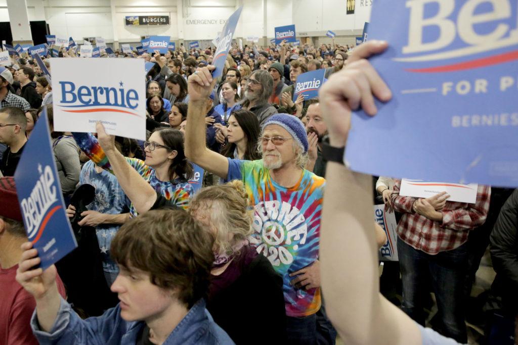Sanders Campaigns In Denver