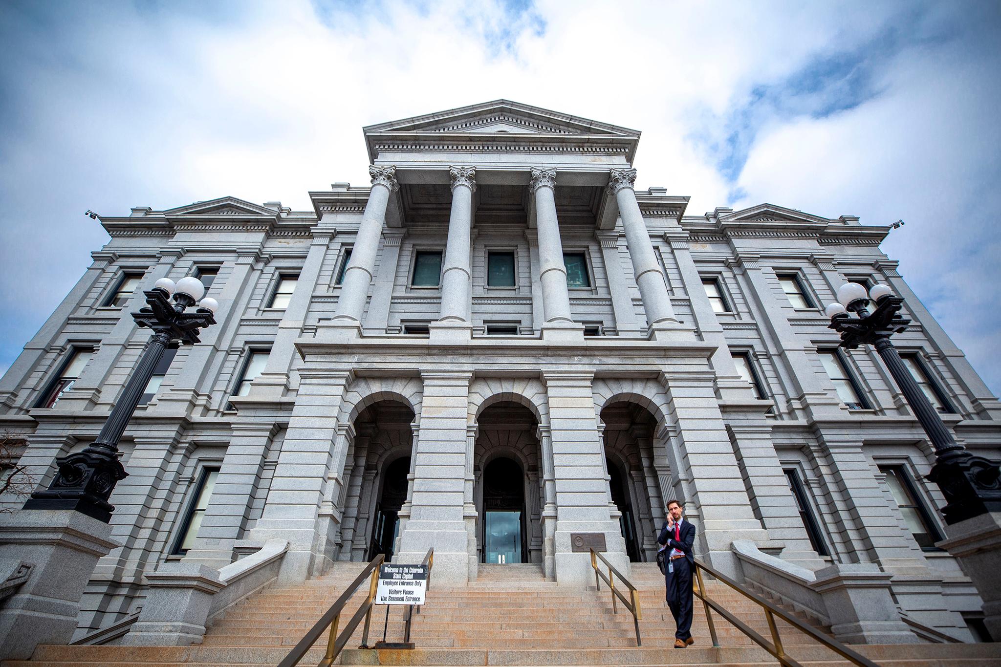 The Colorado State Captiol. March 12, 2020. (Kevin J. Beaty/Denverite)