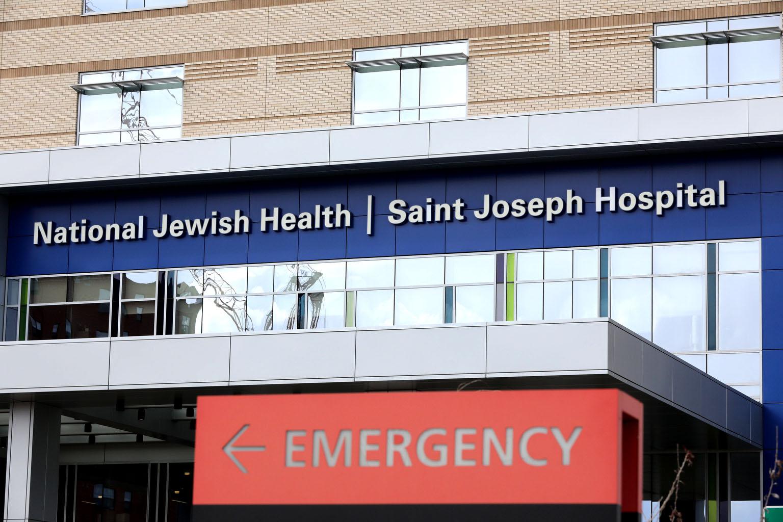 National Jewish Health/St. Joseph’s Hospital iER entrance n Denver