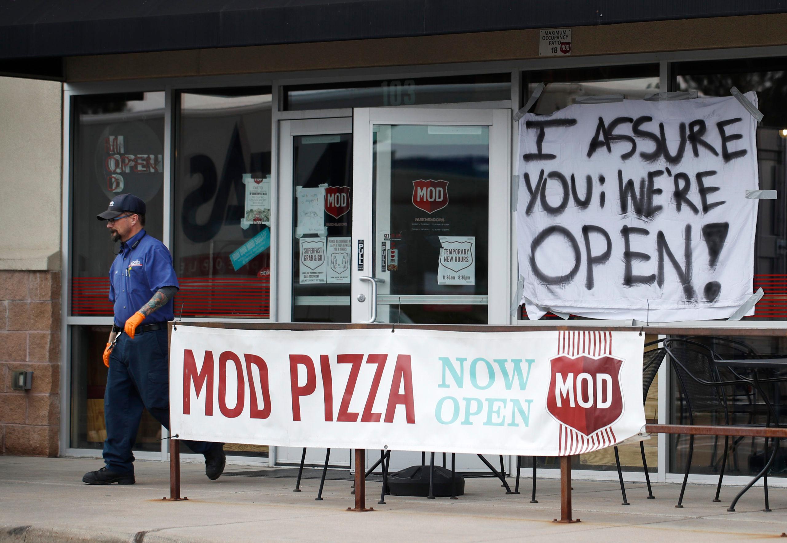 mod pizza still open, r m