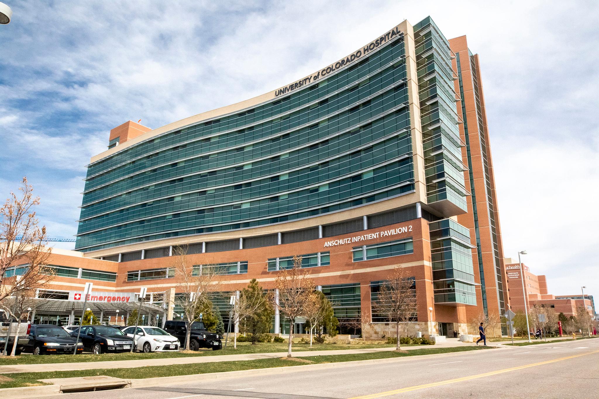 The University of Colorado Hospital. April 1, 2020. (Kevin J. Beaty/Denverite)