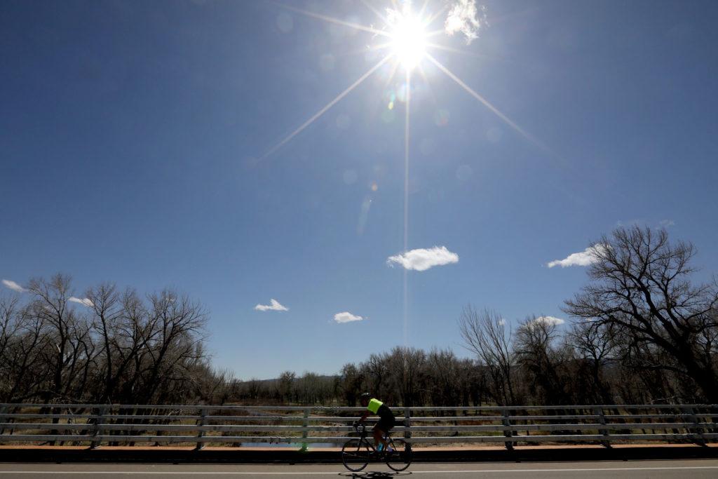 Chatfield State Park bike rider.