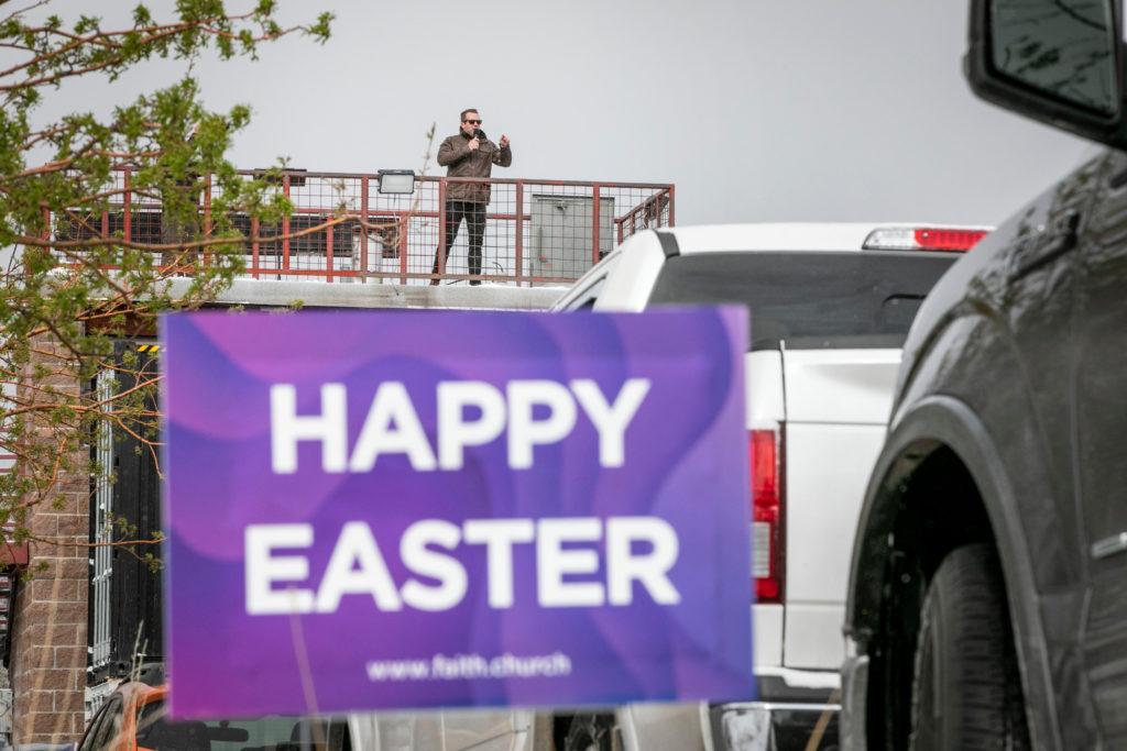 Drive In Easter Service At Faith Bible Chapel In Arvada