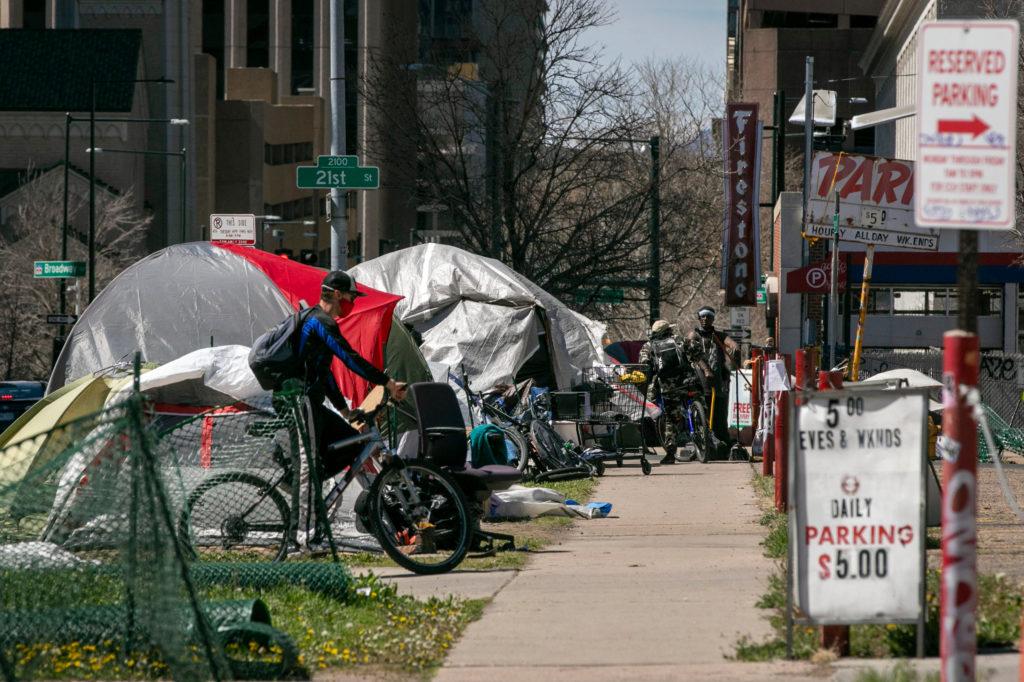 Homeless Tents And Camps In Downtown Denver 200428