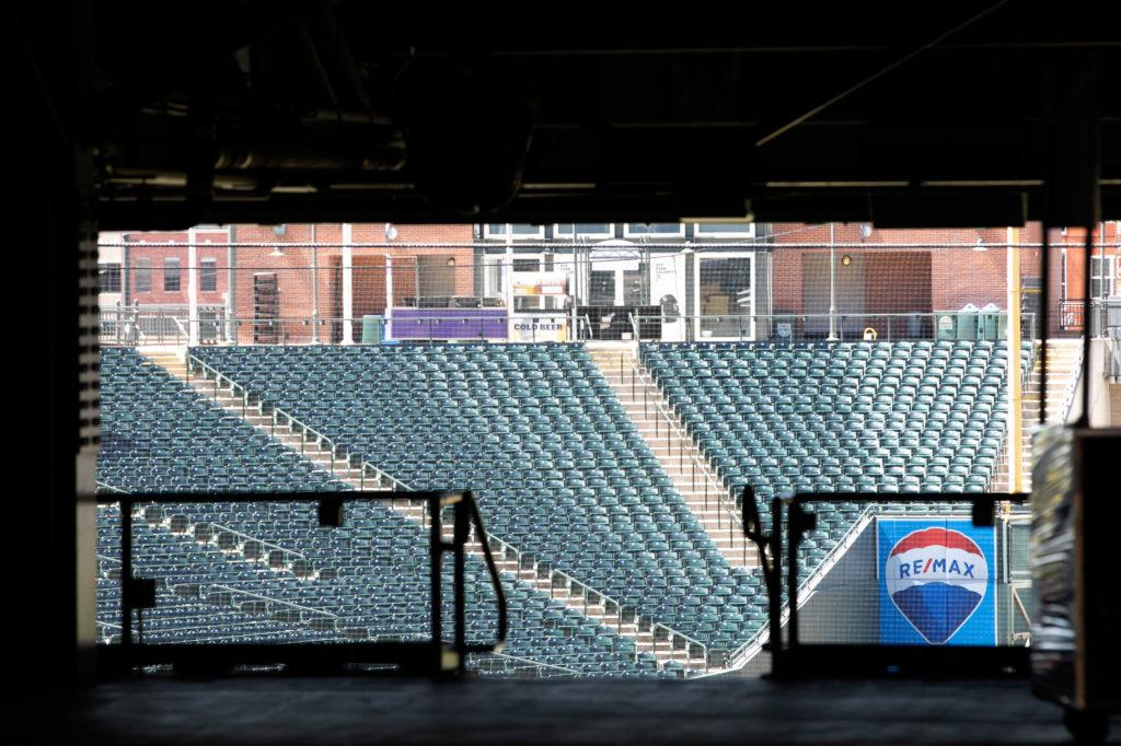 Empty Coors Field