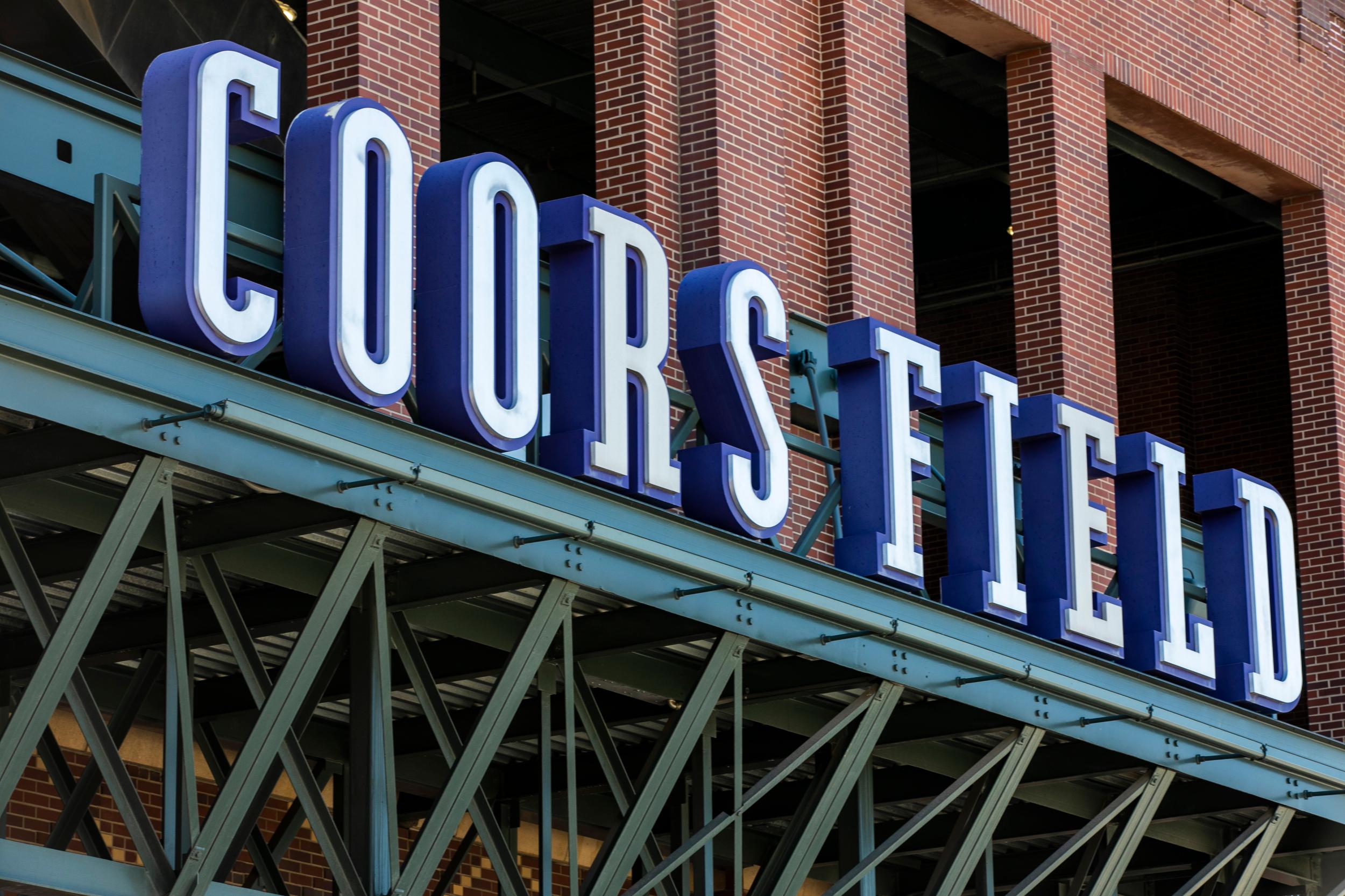 Empty Coors Field