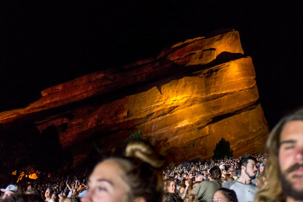 Sylvan Esso plays Red Rocks, July 18, 2018. (Courtesy Kevin J. Beaty)